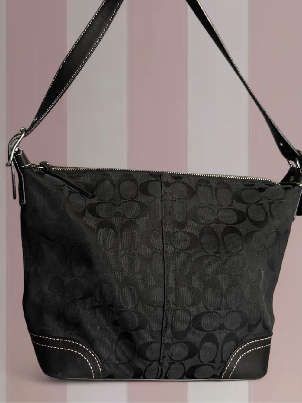 COACH Y2K Soho vintage signature black purse